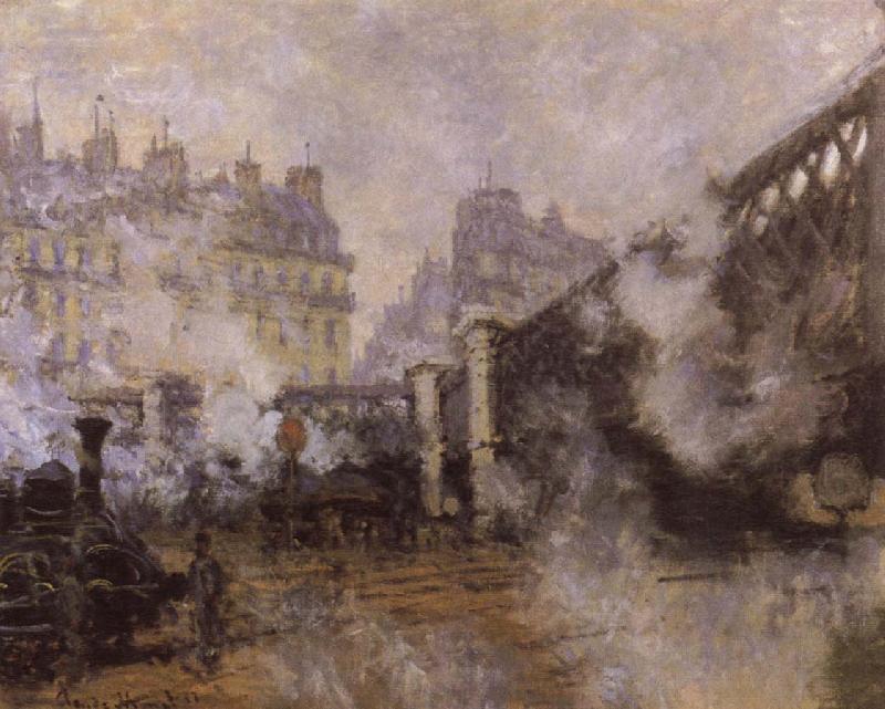 Claude Monet Le Pont de l-Europe oil painting image